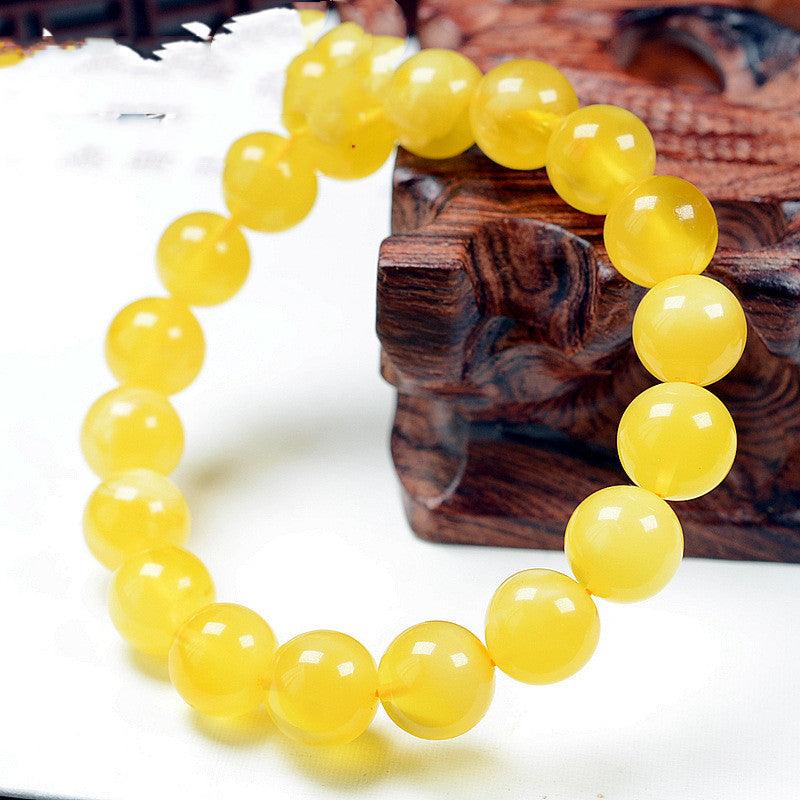 Men's And Women's Russian Chicken Oil Yellow Beeswax Jewelry - Trendha