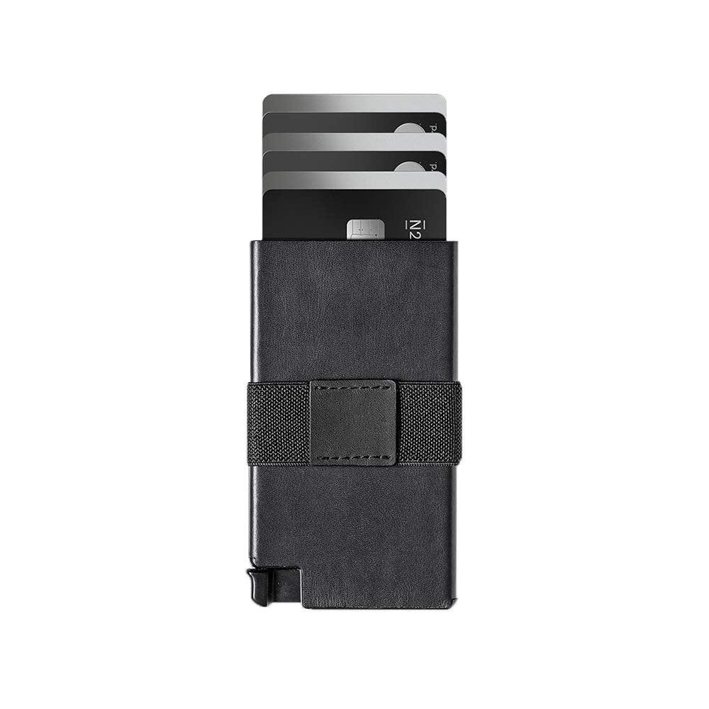 Men's Anti-theft Brush With Card Holder Top Layer Genuine Leather - Trendha