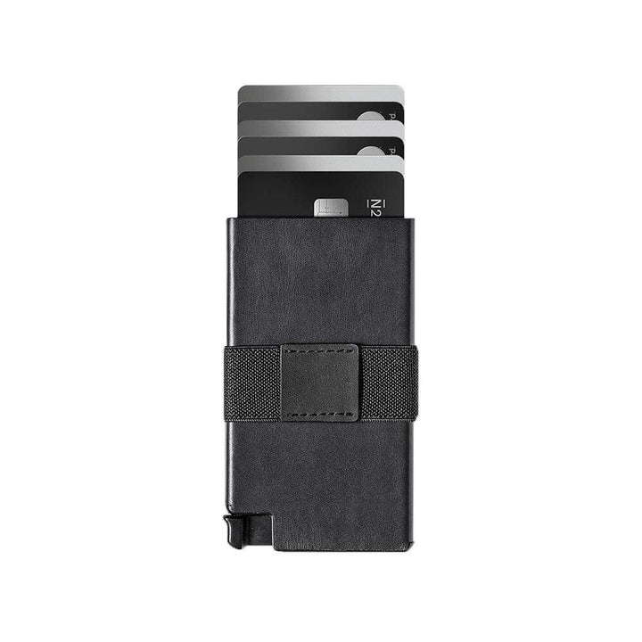 Men's Anti-theft Brush With Card Holder Top Layer Genuine Leather - Trendha