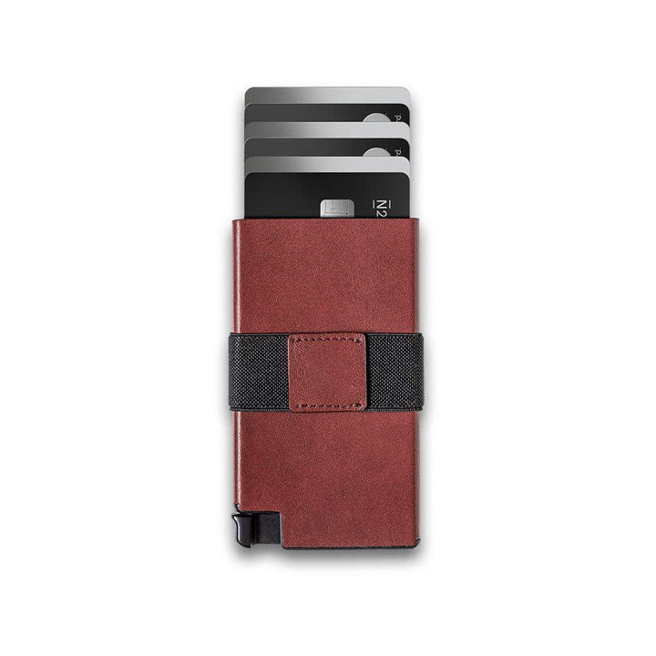 Men's Anti-theft Brush With Card Holder Top Layer Genuine Leather - Trendha