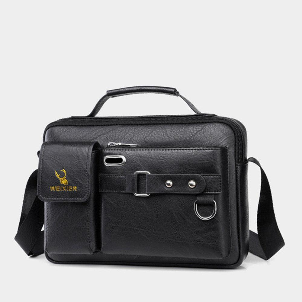 Men's Business Portable One Shoulder Messenger Bag - Trendha
