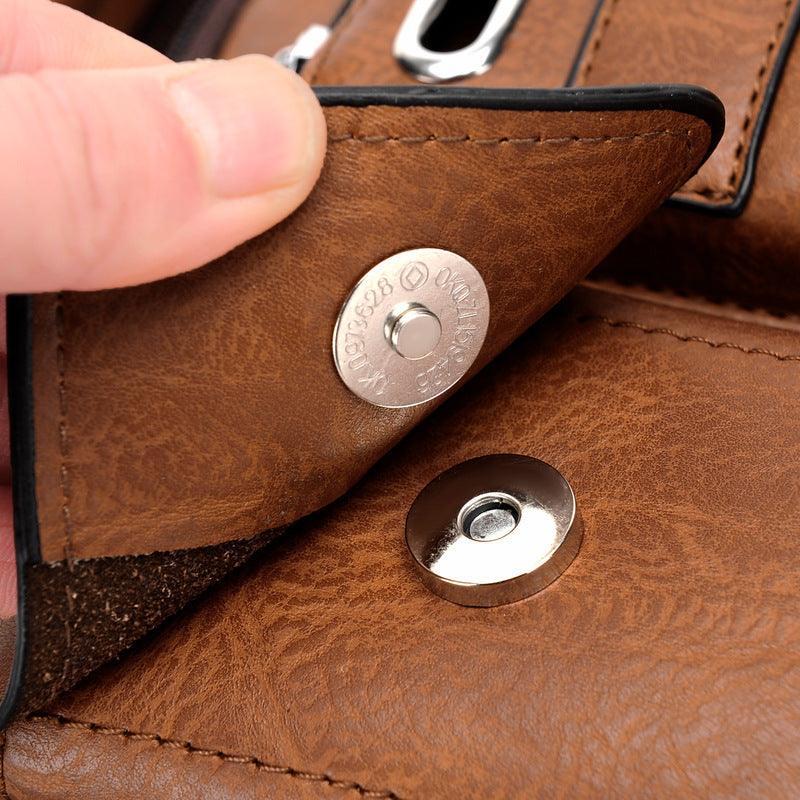 Men's Business Portable One Shoulder Messenger Bag - Trendha