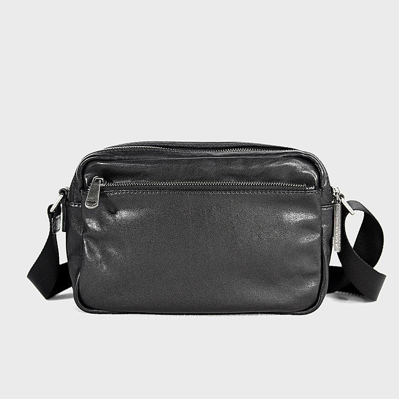 Men's Casual Leather Shoulder Bag - Trendha