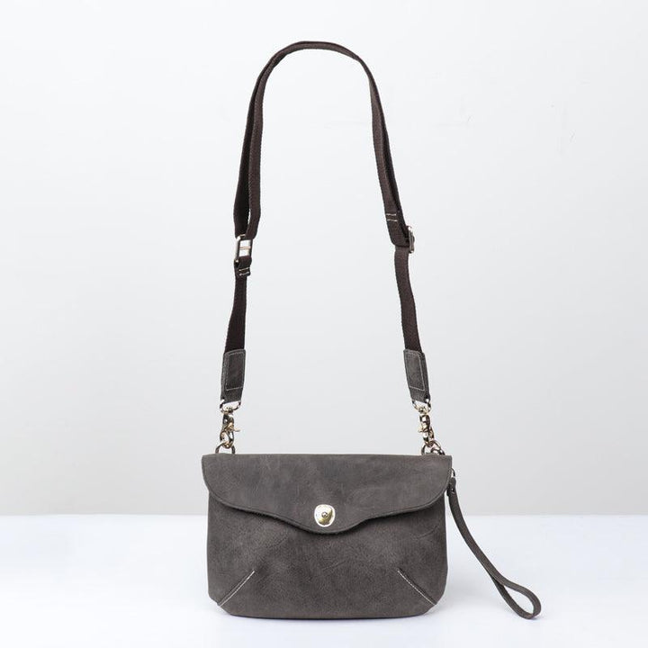 Men's Casual Retro Handmade Cowhide Bag - Trendha