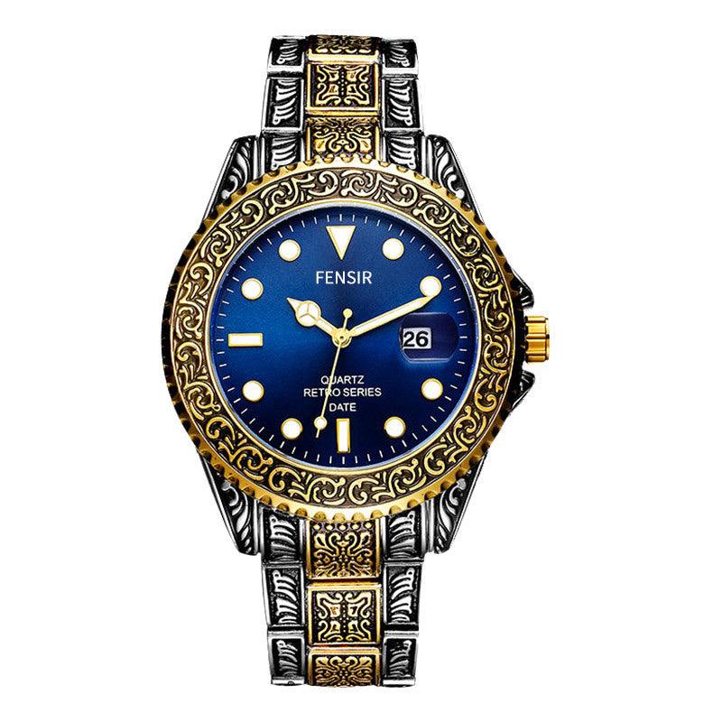 Men's Fashion Trend Foreign Trade Watch Waterproof Simple - Trendha