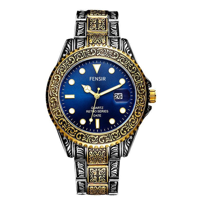 Men's Fashion Trend Foreign Trade Watch Waterproof Simple - Trendha