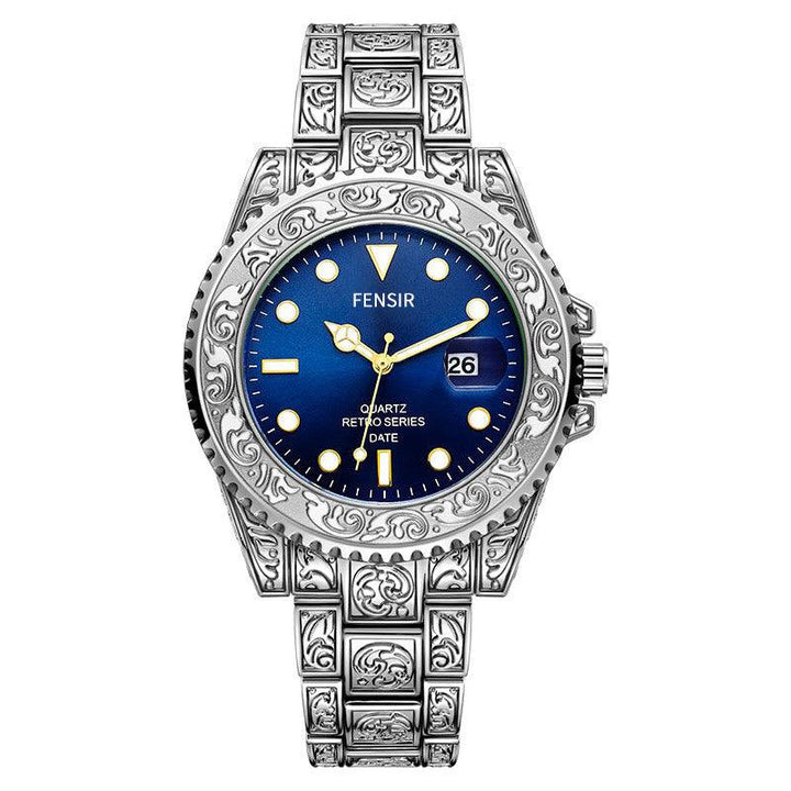 Men's Fashion Trend Foreign Trade Watch Waterproof Simple - Trendha