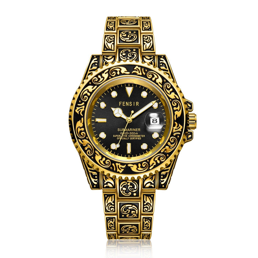 Men's Fashion Trend Foreign Trade Watch Waterproof Simple - Trendha