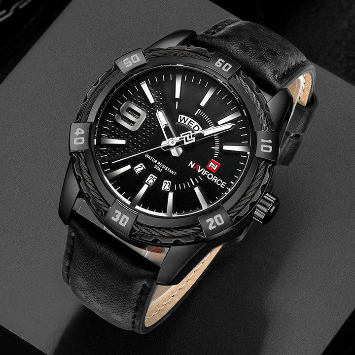 Men's Fashion Trend Personality Sports Large Dial Quartz Watch - Trendha