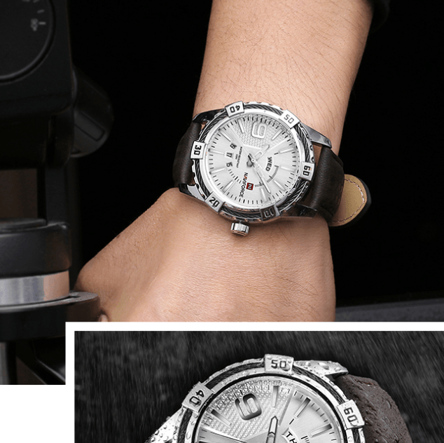 Men's Fashion Trend Personality Sports Large Dial Quartz Watch - Trendha