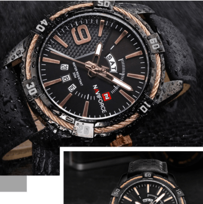 Men's Fashion Trend Personality Sports Large Dial Quartz Watch - Trendha