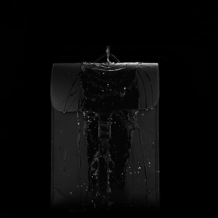 Men's Magnetic Buckle Fashion Computer Backpack Leisure Student Bag - Trendha