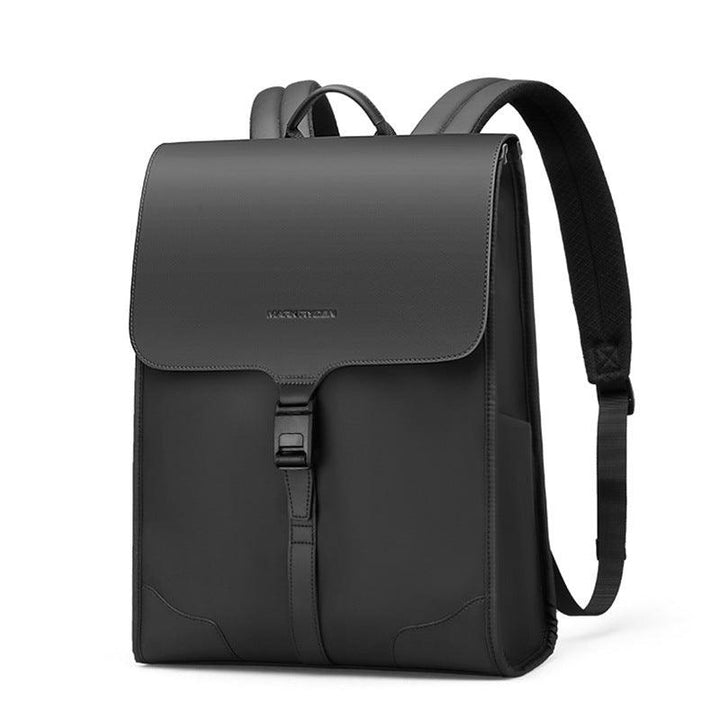 Men's Magnetic Buckle Fashion Computer Backpack Leisure Student Bag - Trendha