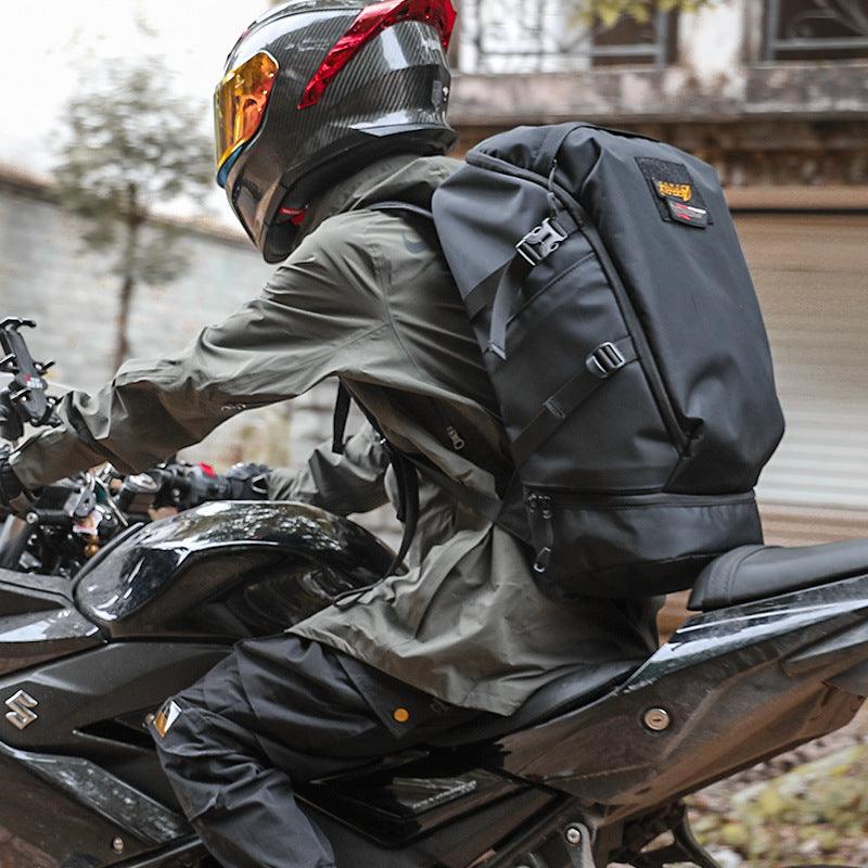 Men's Motorcycle Waterproof Motorcycle Travel Backpack - Trendha