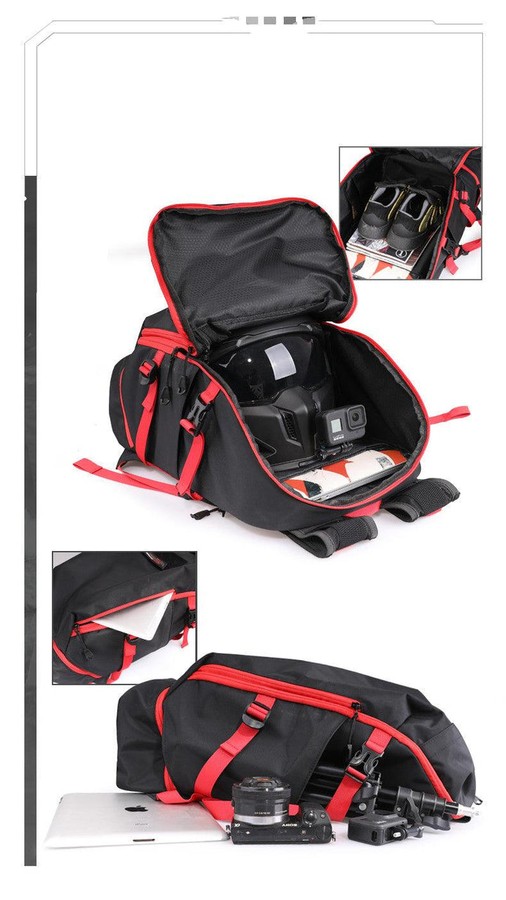 Men's Motorcycle Waterproof Motorcycle Travel Backpack - Trendha