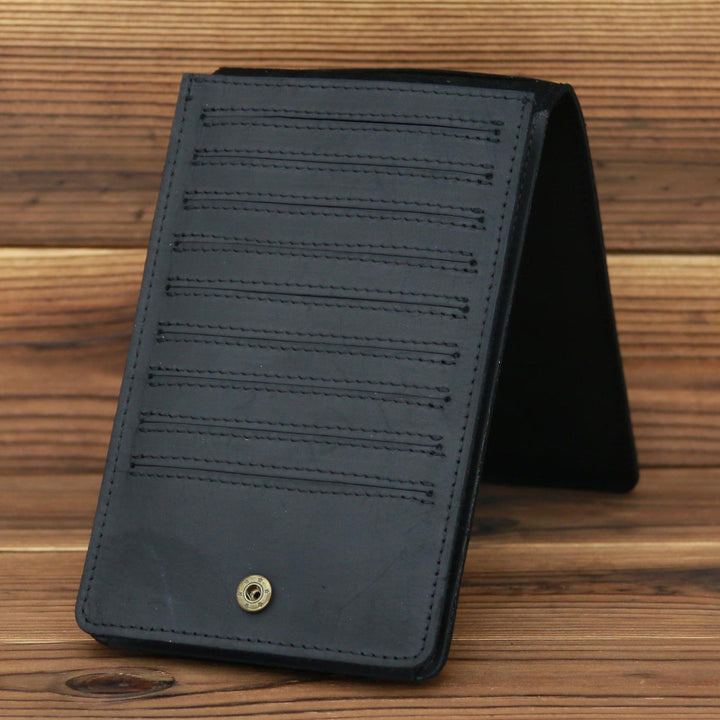 Men's Simple Leather Long Phone Bag - Trendha
