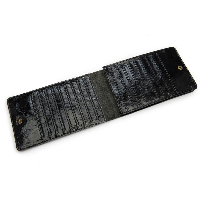Men's Simple Leather Long Phone Bag - Trendha