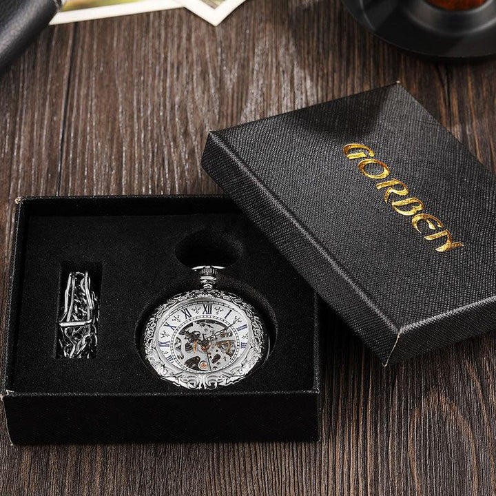 Men's Simplicity Mechanical Pocket Watch - Trendha