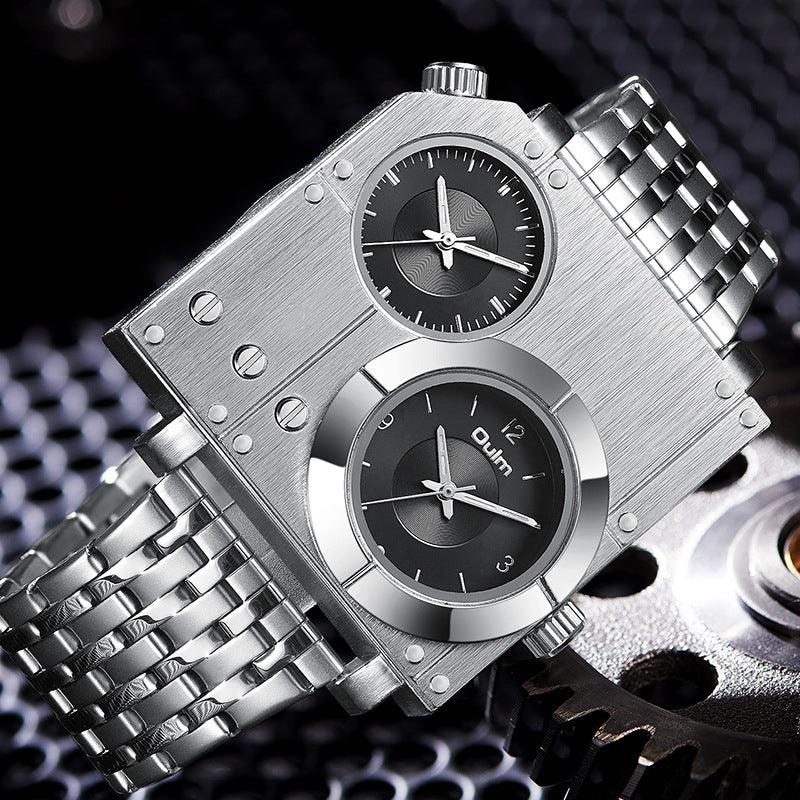 Men's Square Personality Casual Large Dial Watch - Trendha