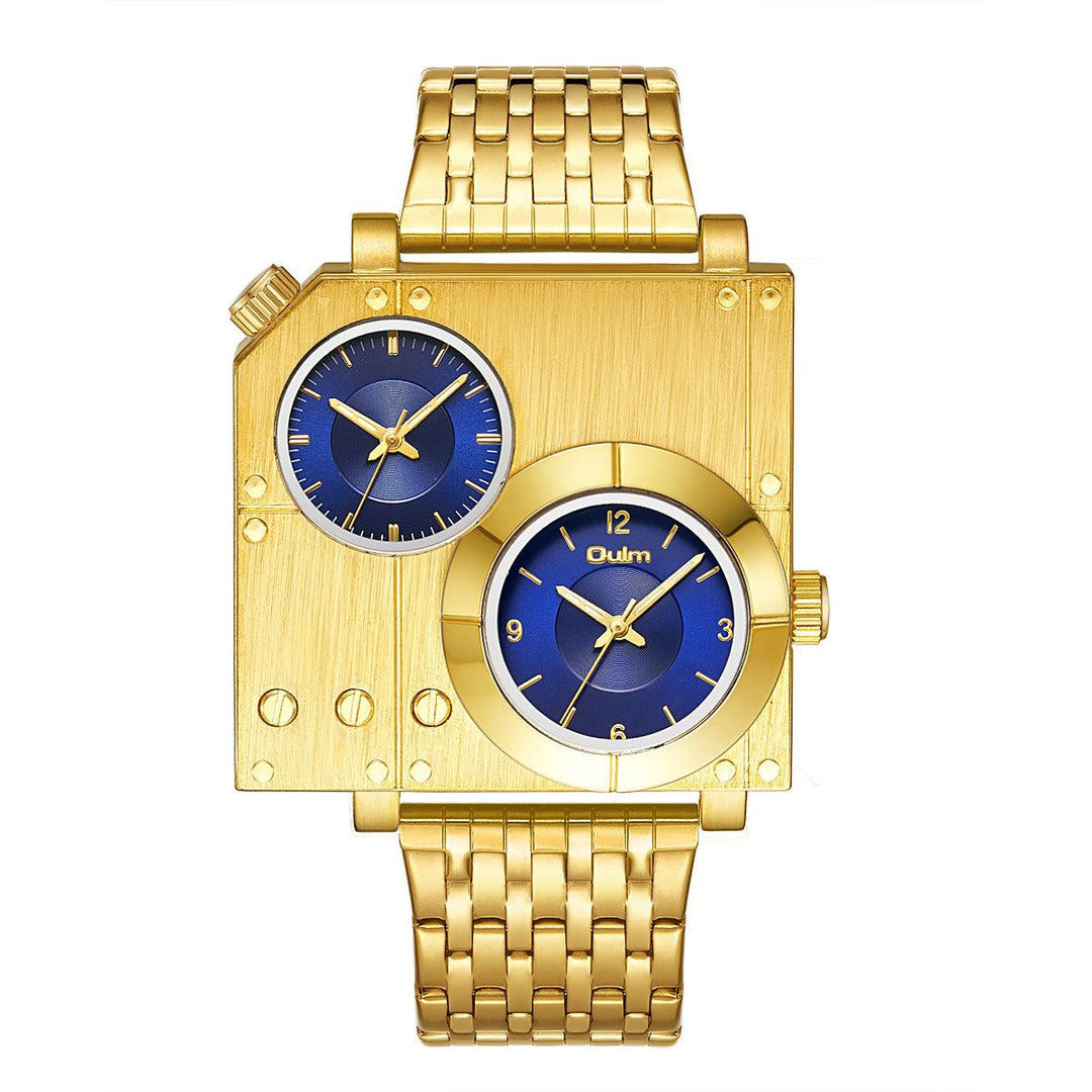 Men's Square Personality Casual Large Dial Watch - Trendha