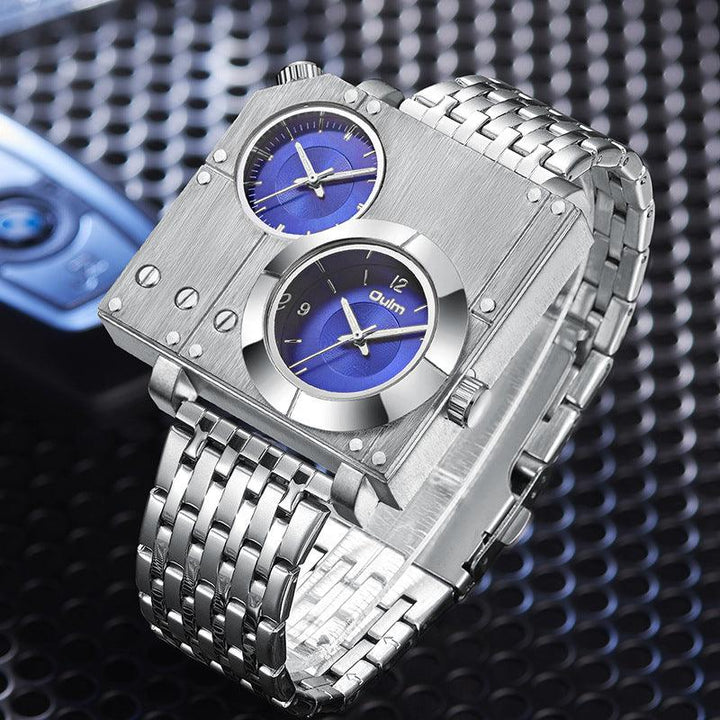 Men's Square Personality Casual Large Dial Watch - Trendha