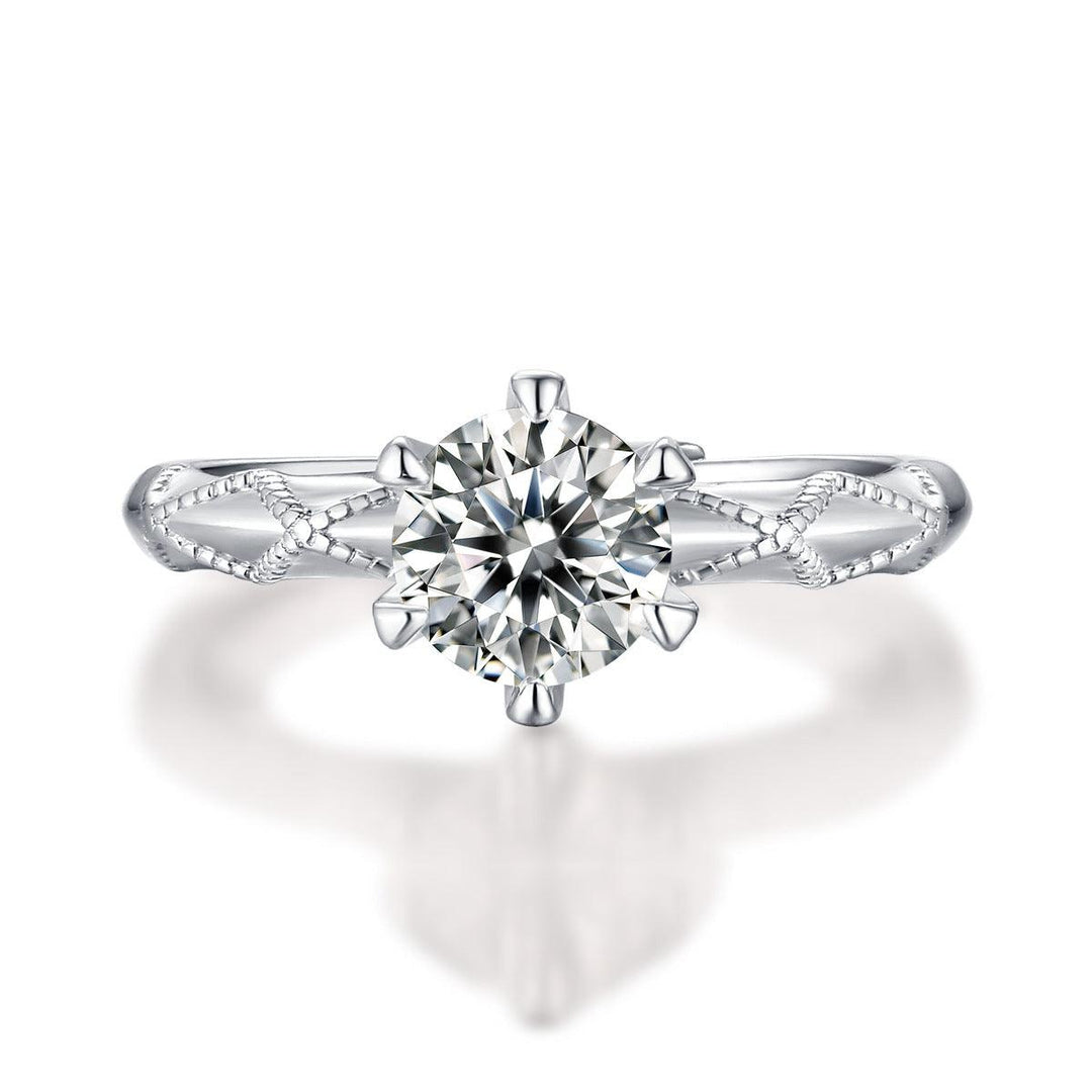 Moissanite's Promise Of Love Ring For Women - Trendha