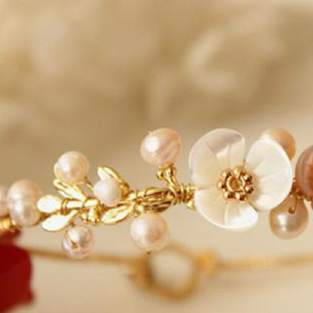 Natural Shell Carved Handmade Bracelet - Trendha