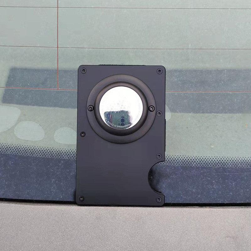 New Aluminum Card Holder Location Tracker Protective Cover - Trendha