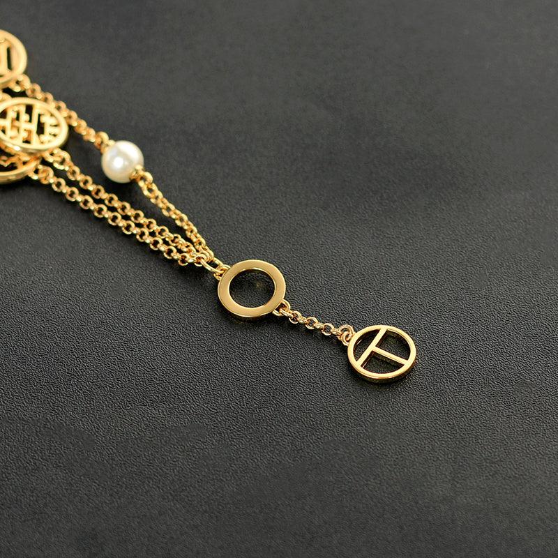 New Double Hollow High Feeling Bracelet - Trendha