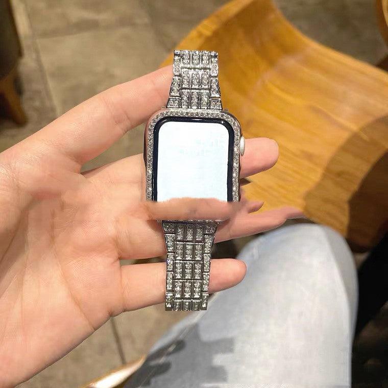 New Full Bore Three Bead Watchband Metal - Trendha