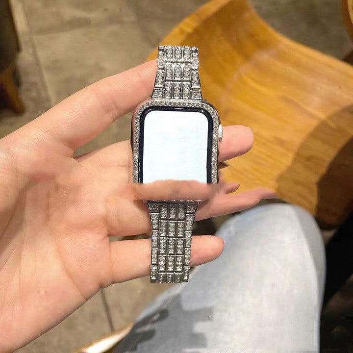 New Full Bore Three Bead Watchband Metal - Trendha