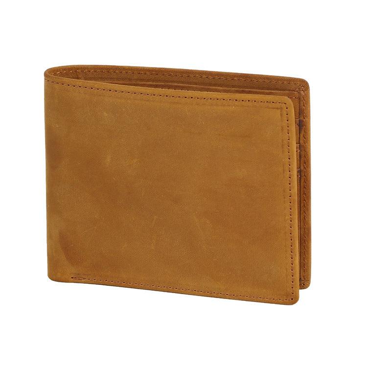 New Men's Cow Leather Wallet Short - Trendha