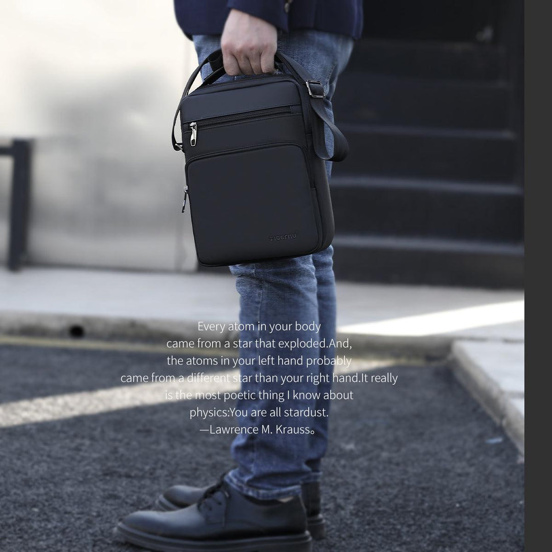 New Men's Messenger Waterproof Simple Business Shoulder Bag - Trendha