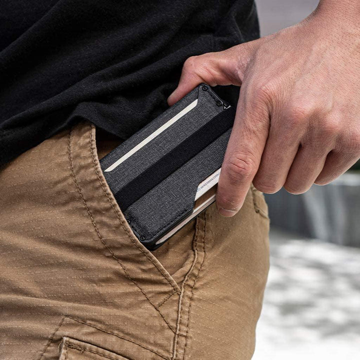 New Men's Rfdi Anti-theft Brush Outdoor Aluminum Alloy Wallet - Trendha
