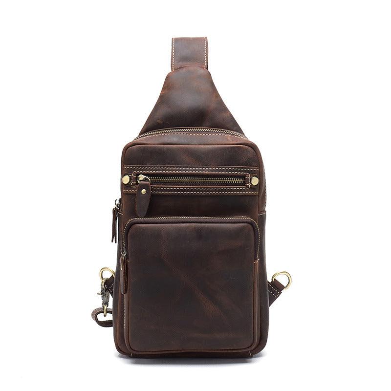 New Vintage Genuine Leather Men's Bag - Trendha