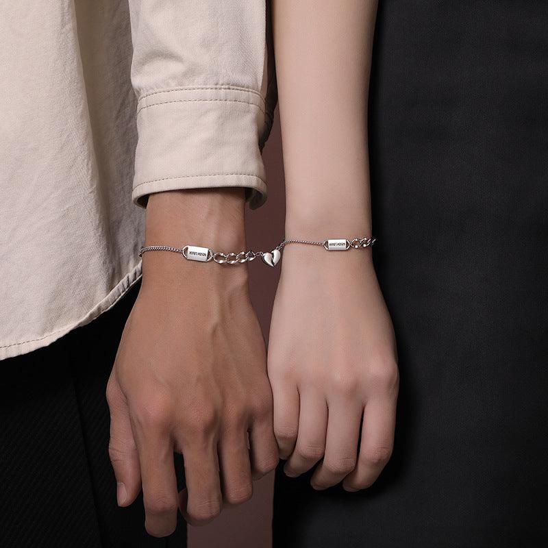 Original Phase Suck A Pair Of Love Couple Bracelet