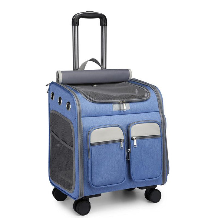 Pet Trolley Case Cat Bag Large Capacity Folding - Trendha