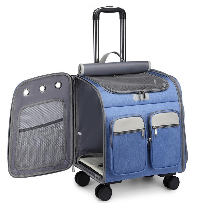Pet Trolley Case Cat Bag Large Capacity Folding - Trendha