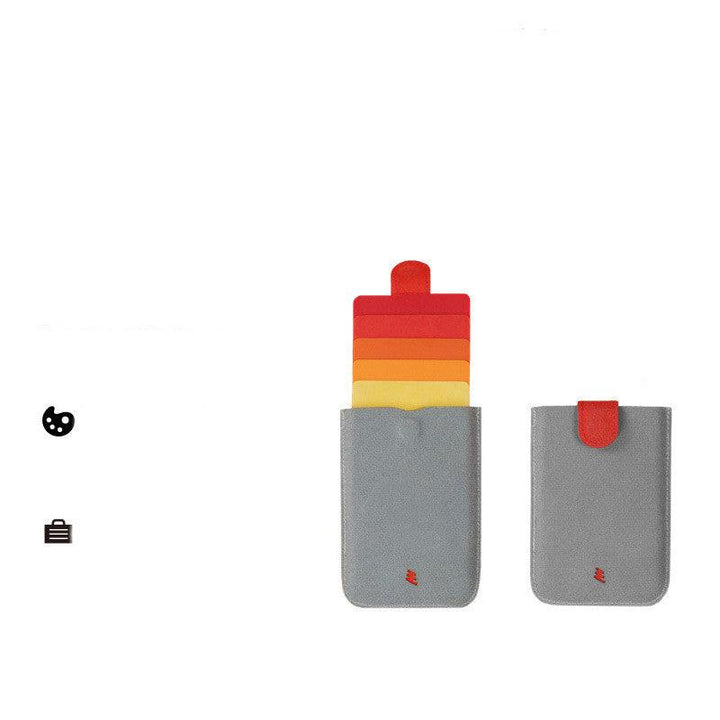PU Leather Card Holder Men's Pop-up Card Holder - Trendha