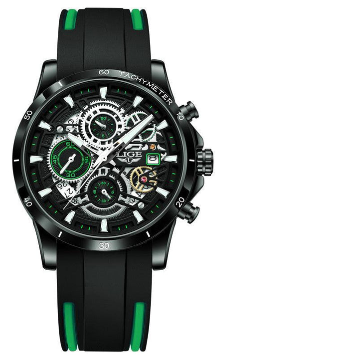 Quartz Watch Skeleton Design Multifunctional - Trendha