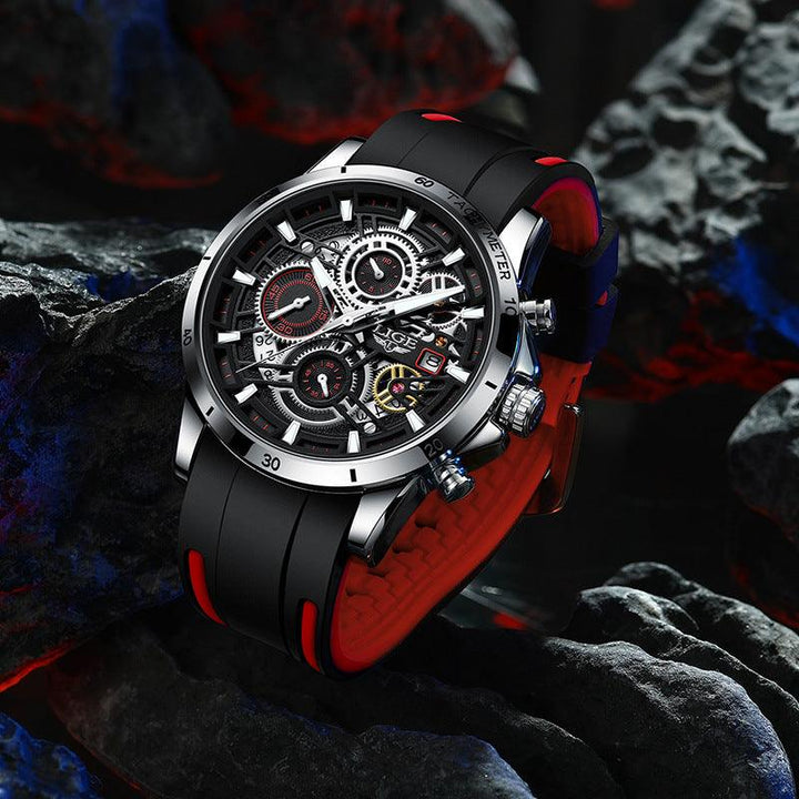 Quartz Watch Skeleton Design Multifunctional - Trendha