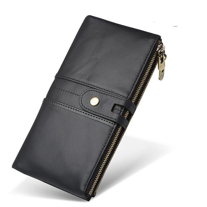 Really Multi-card Leather Men's Wallet Business Casual Long - Trendha