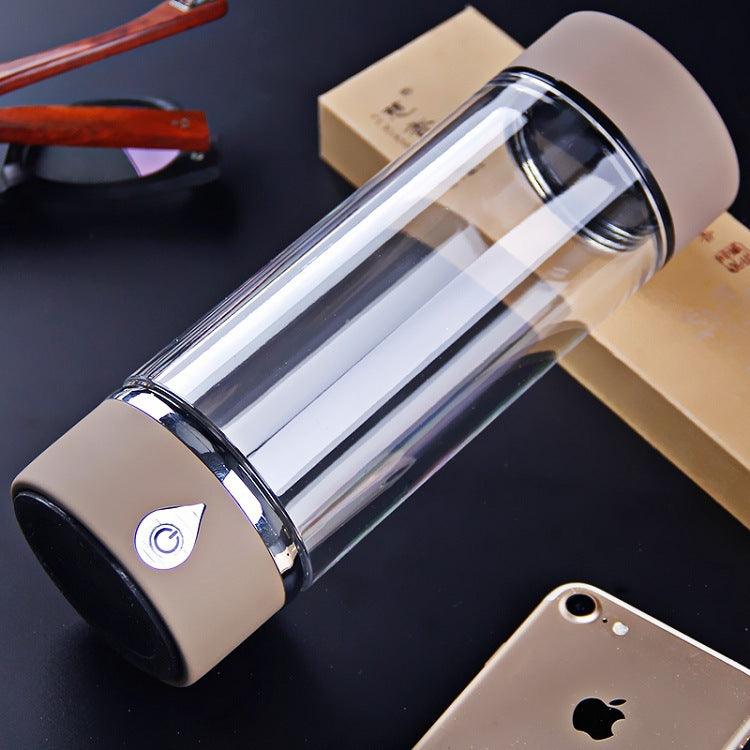 Rechargeable negative ion hydrogen rich water cup - Trendha