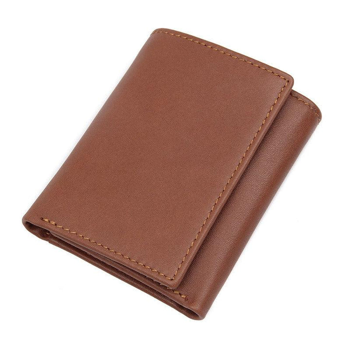 Retro Fashion Anti Scanning Leather Wallet - Trendha