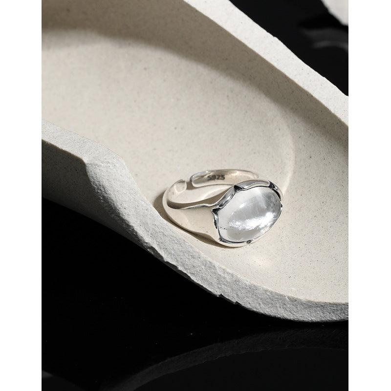 Retro Vintage Micro Set Crystal Ring - Trendha