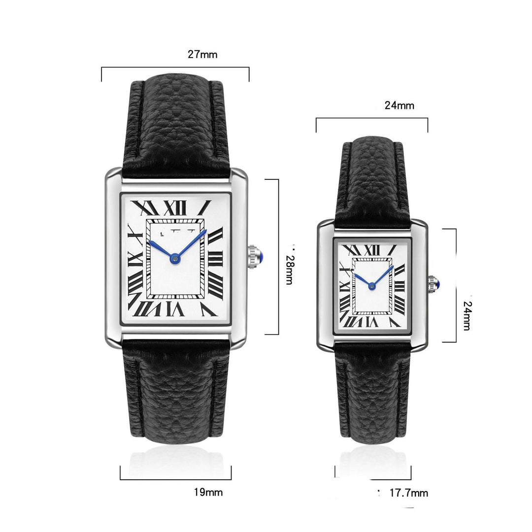Roman Scale Couple Quartz Watch Strap - Trendha