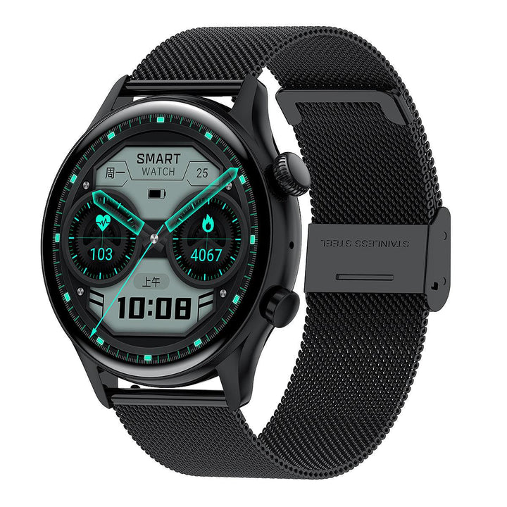 Round Dial True Waterproof NFC Screen Heart Rate Watch - Trendha