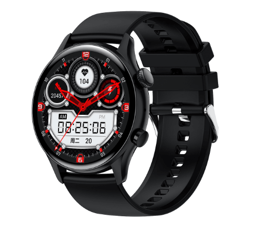 Round Dial True Waterproof NFC Screen Heart Rate Watch - Trendha