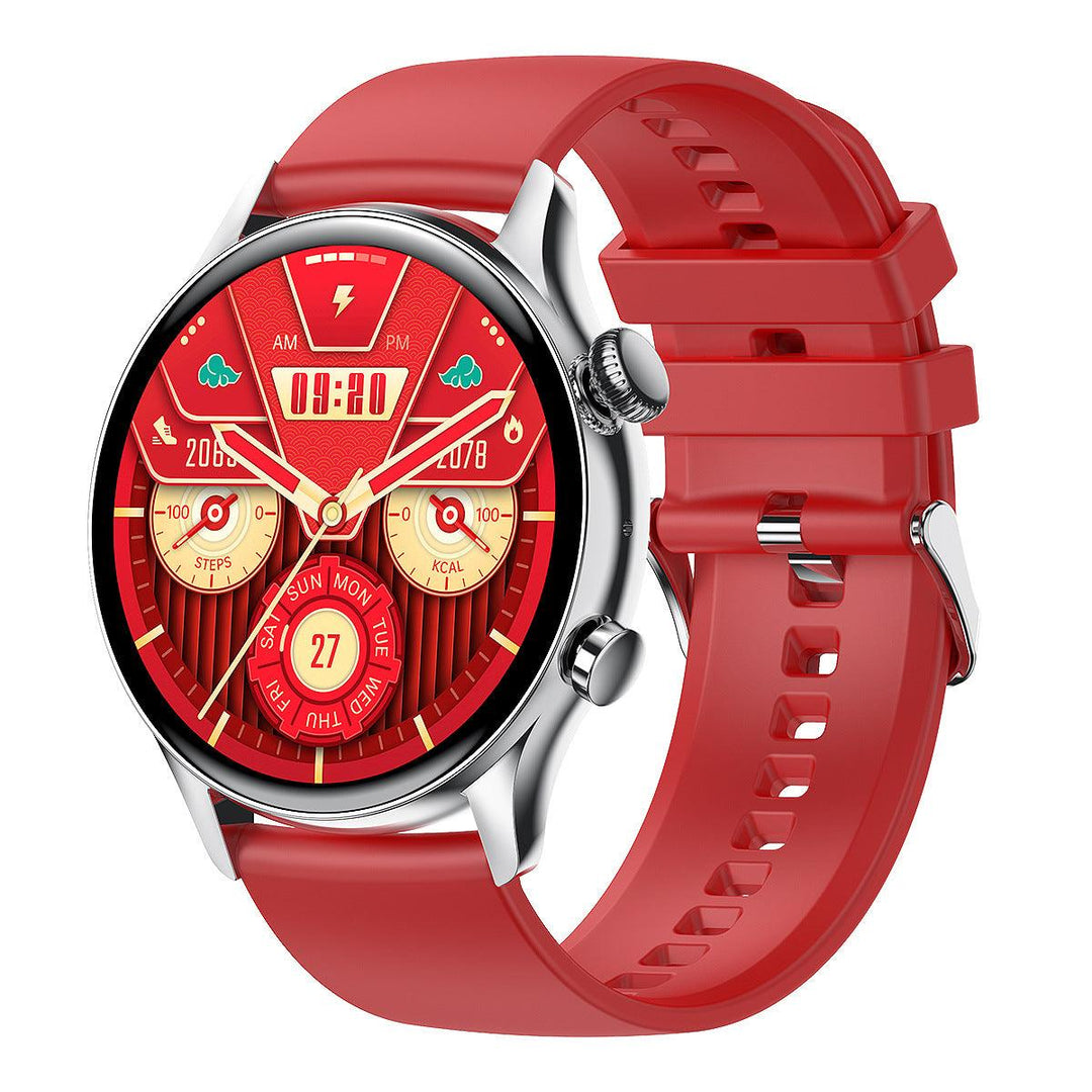 Round Dial True Waterproof NFC Screen Heart Rate Watch - Trendha