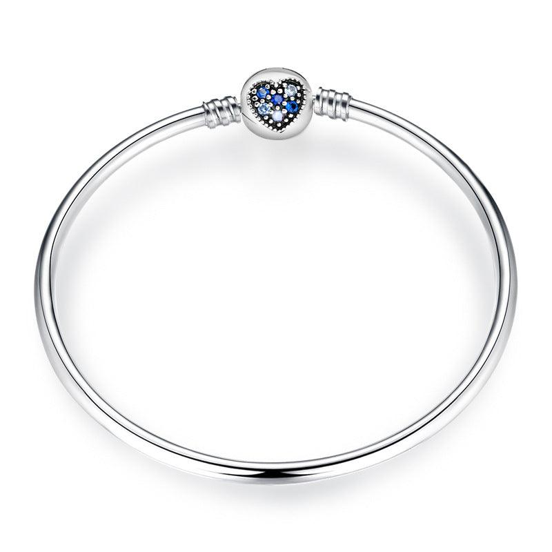 S925 Sterling Silver 4.5mm Bead Simple Basic Bracelet - Trendha